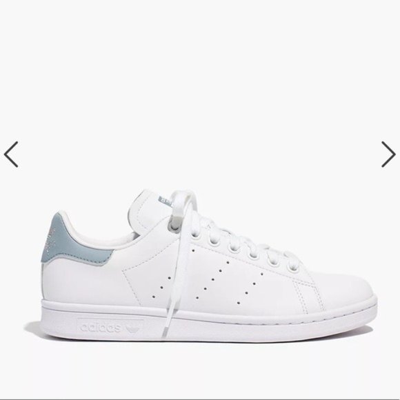 adidas Shoes - Madewell X Adidas Stan Smith Sneakers in White and Dash Green